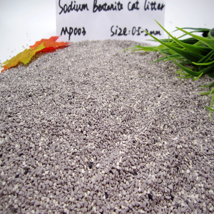 Premium Sodium Bentonite Clay Cat Litter--Super clumping GP003